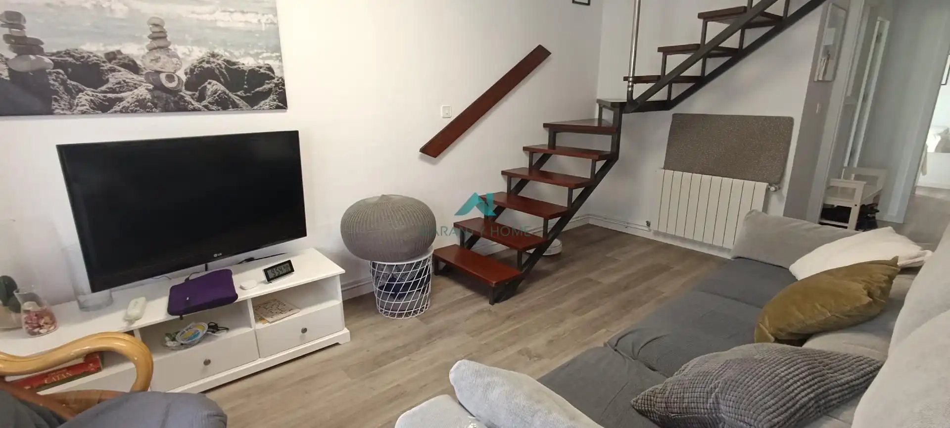 Sala de estar de Ático de alquiler en Noja