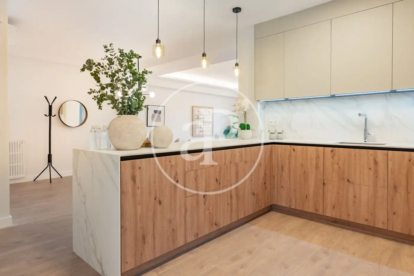 Kitchen of Flat for sale in Madrid  with Air Conditioner, Heating and Terrace