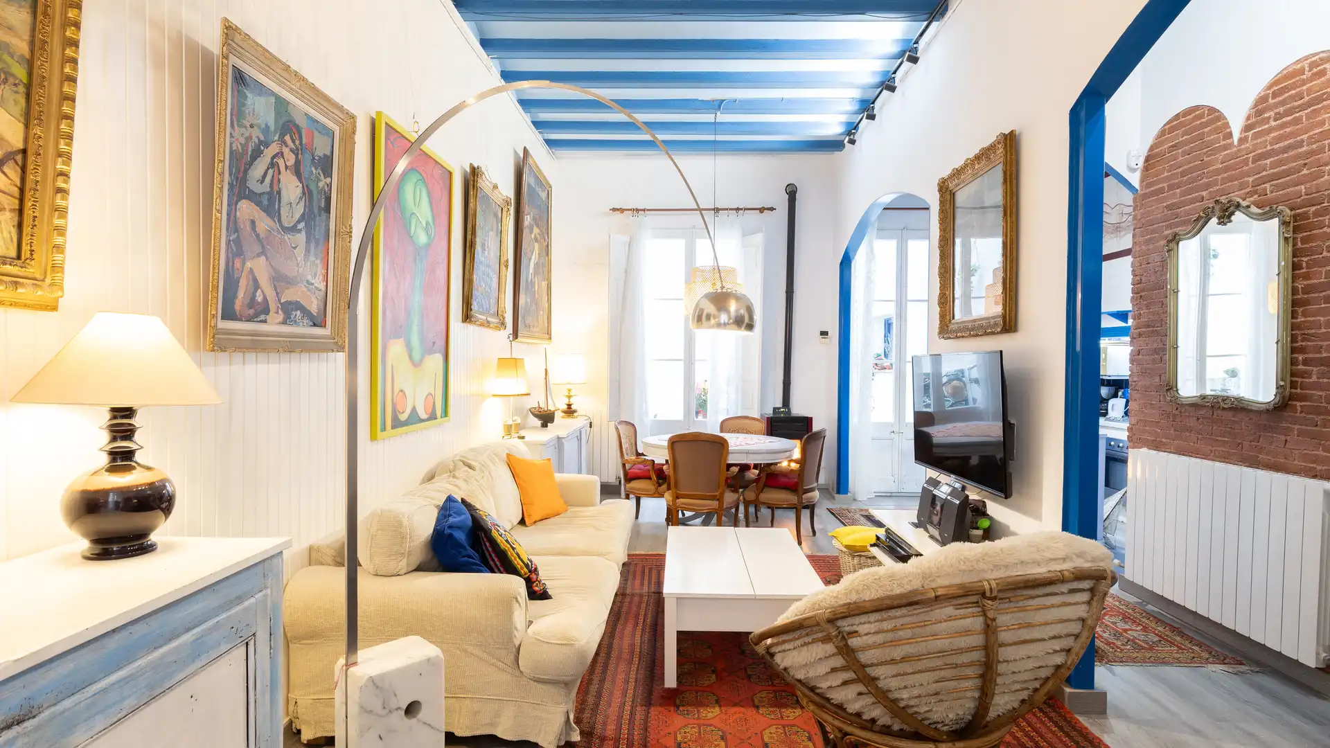 Sala de estar de Casa o chalet en venta en Sant Feliu de Guíxols con Calefacción, Parquet y Balcón