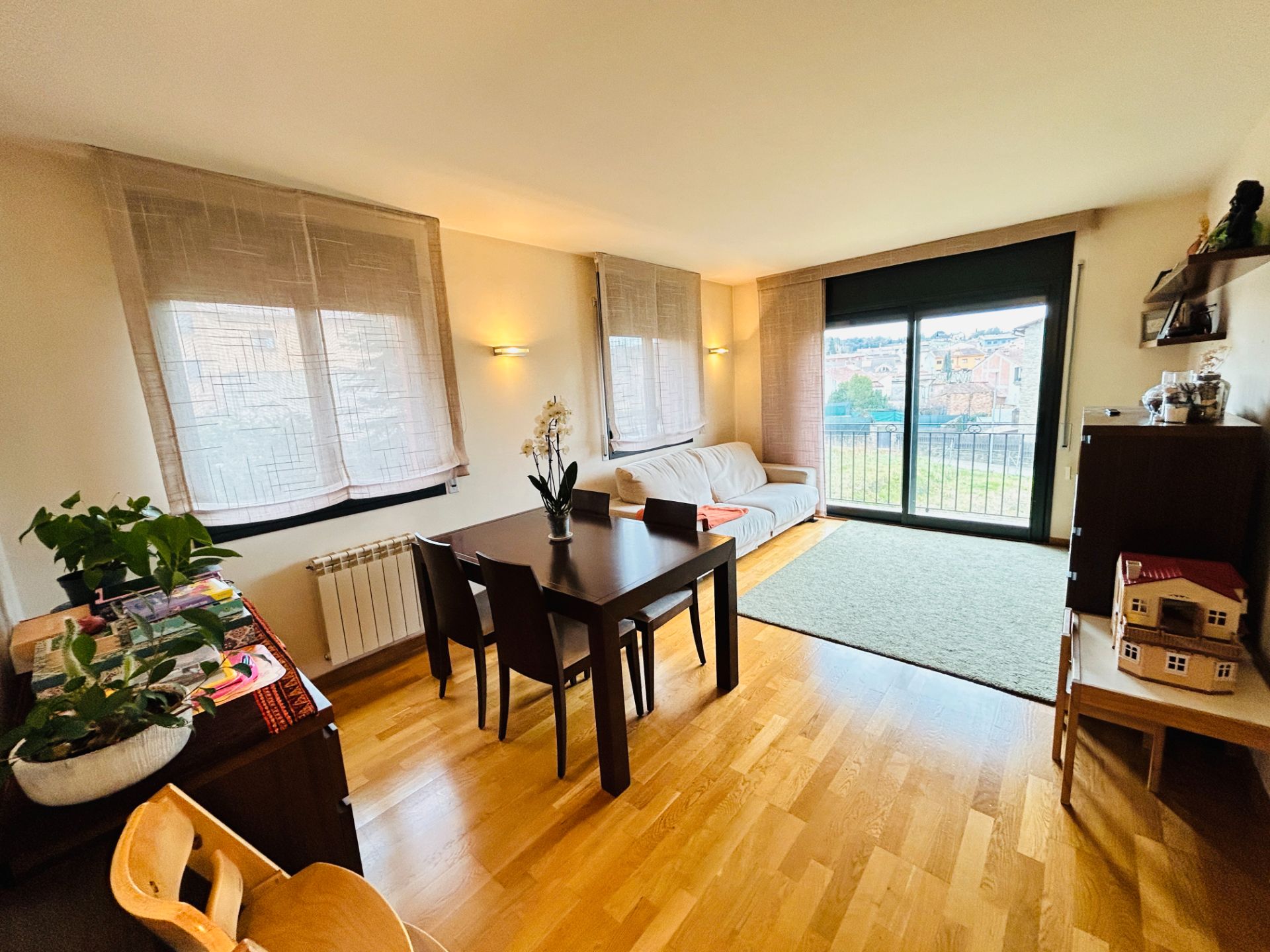 Exterior view of Flat for sale in Folgueroles  with Air Conditioner, Heating and Parquet flooring