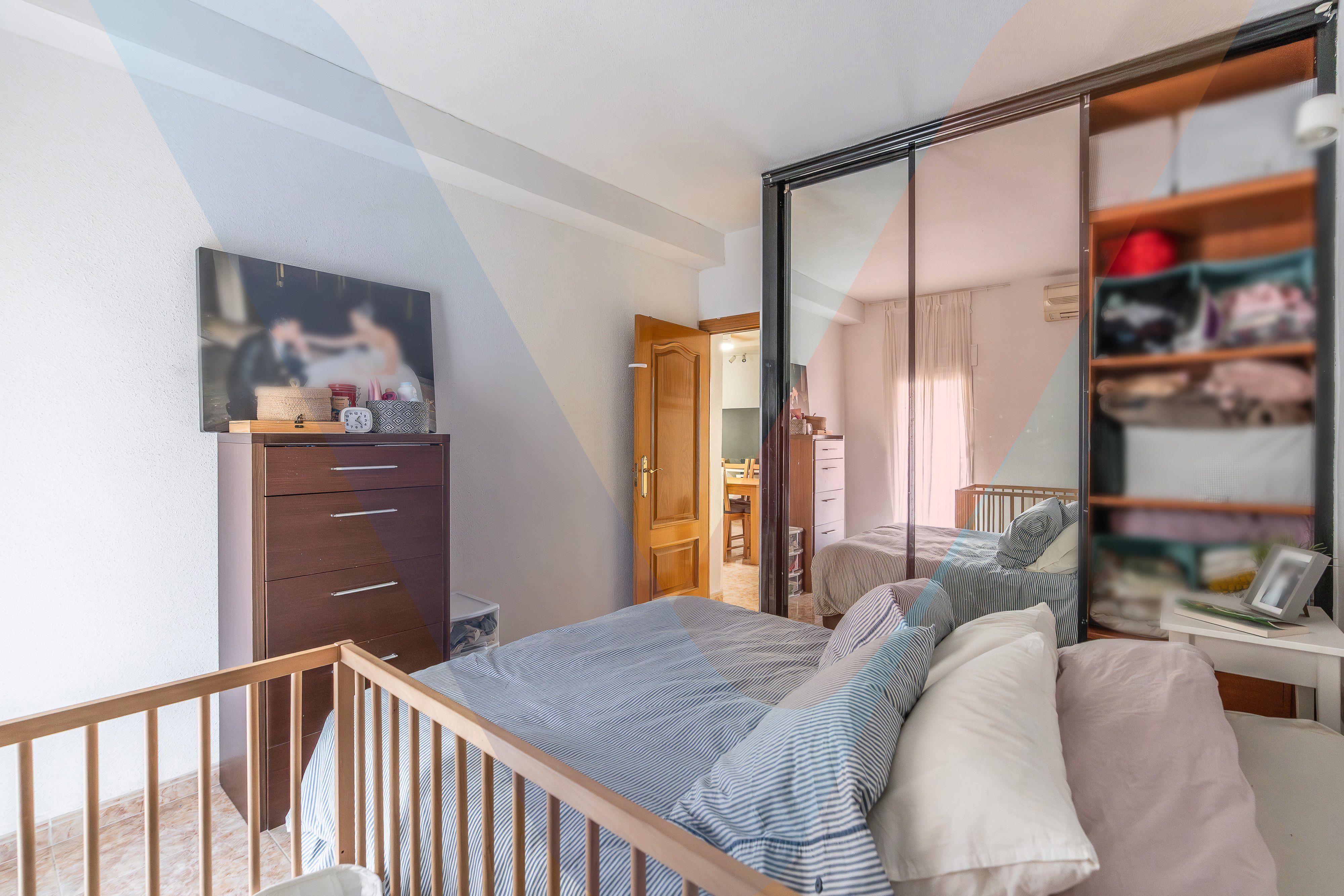 Bedroom of Flat for sale in  Madrid Capital  with Terrace
