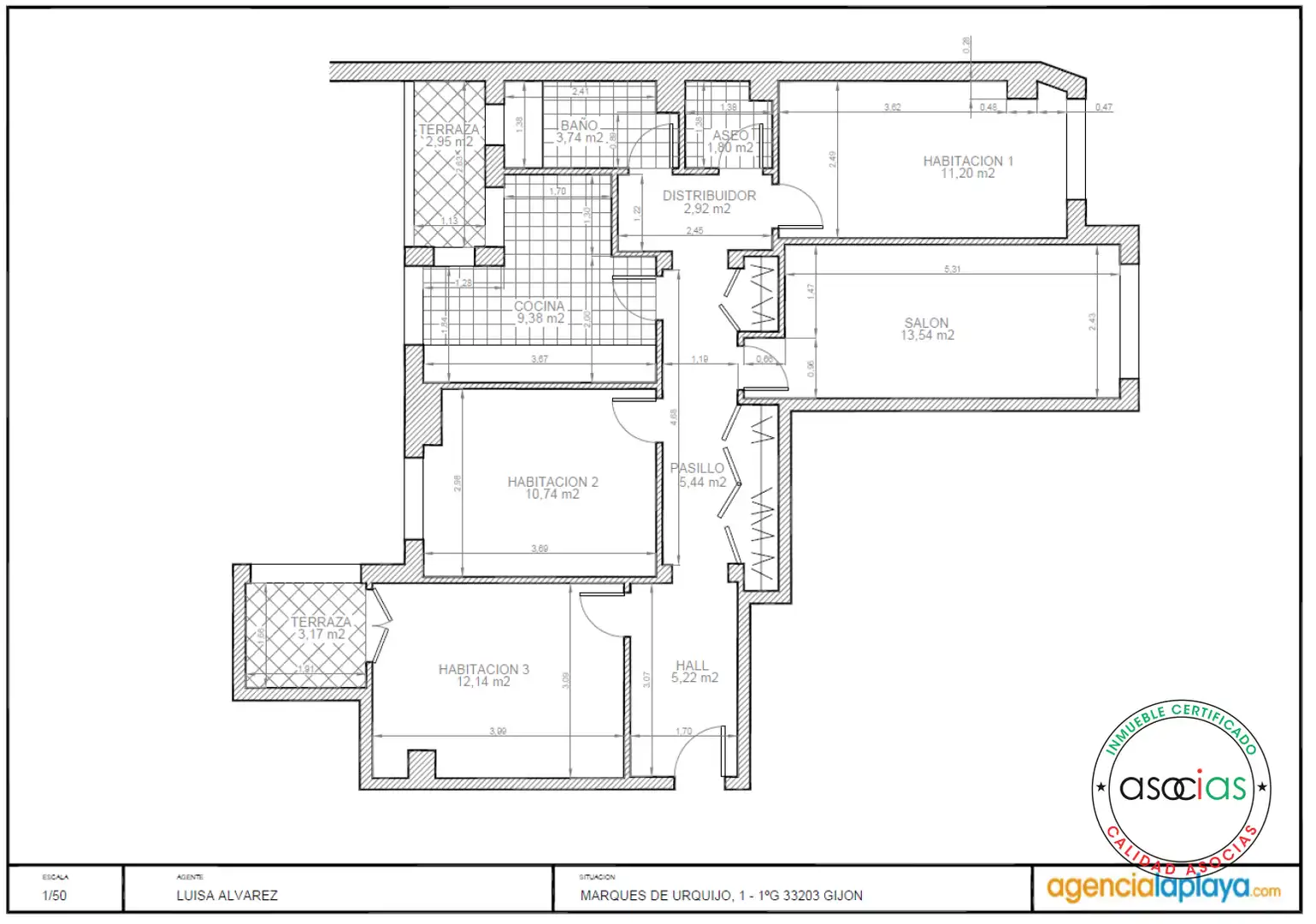 Piso con terraza en venta en Gijón - Calle Marques de Urquijo 1, imagen 27