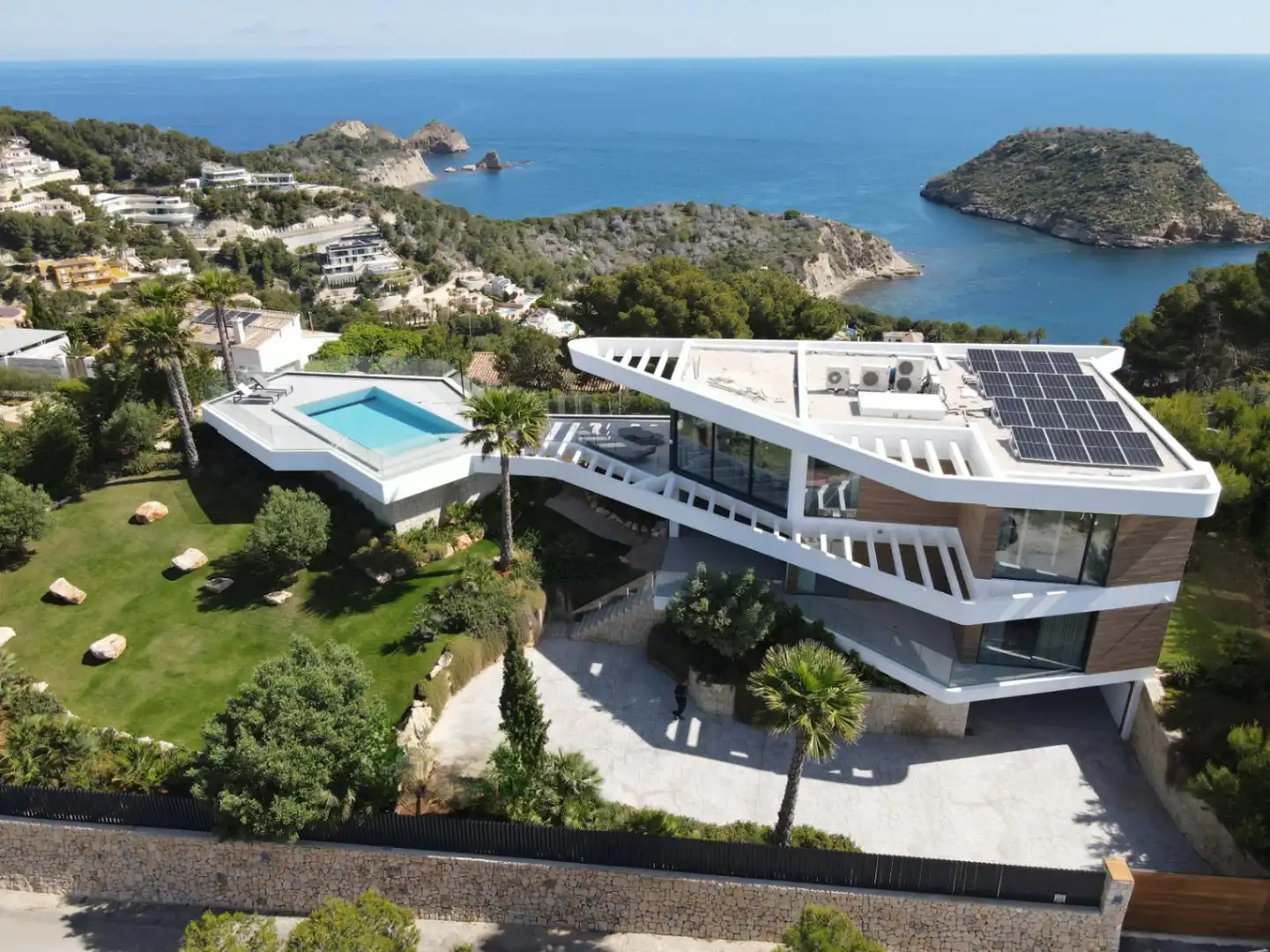 Vista exterior de Casa o xalet en venda en Jávea / Xàbia amb Aire condicionat, Calefacció i Jardí privat