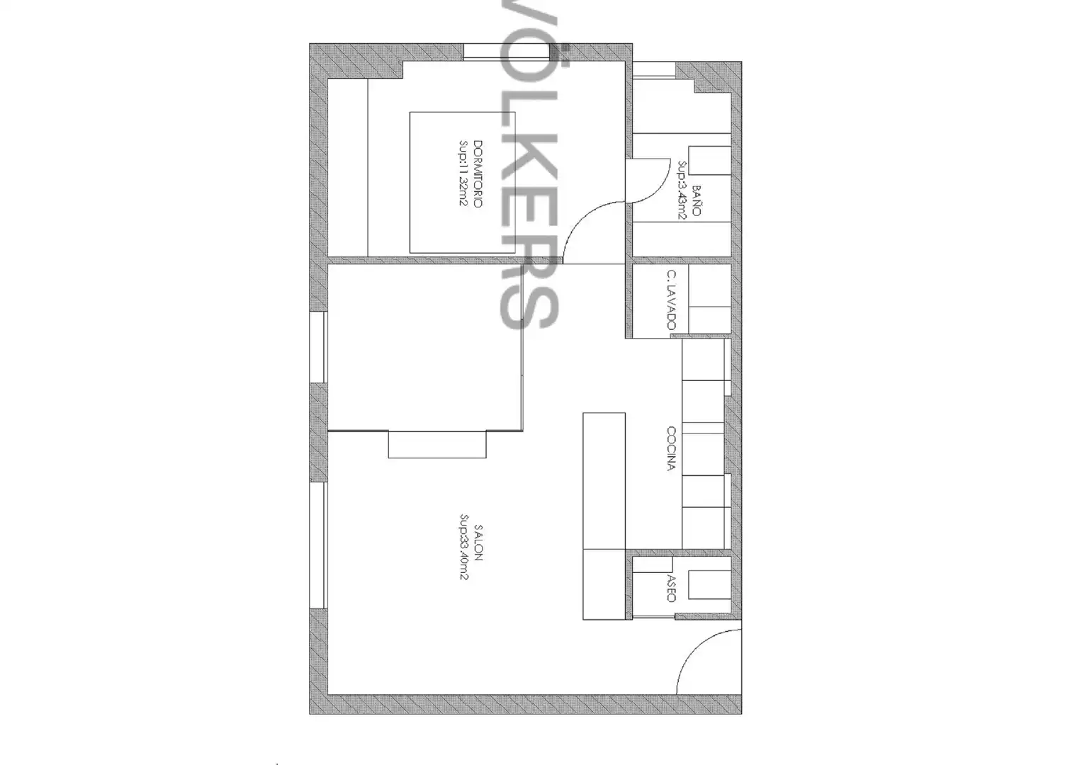 Piso con piscina en venta en Barrio de Salamanca, imagen 18