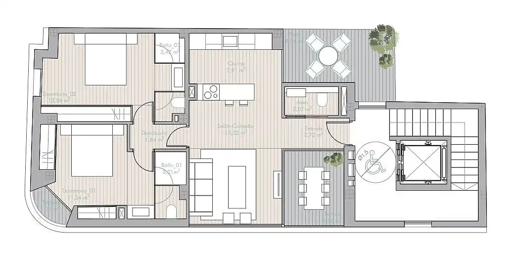 Apartment with pool for sale in Estepona Pueblo, imagen 12