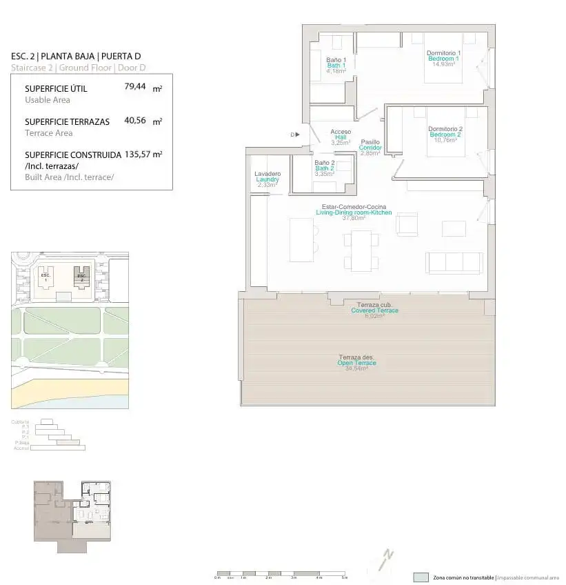 Appartement compact avec terrasse à vendre à Centro Urbano, imagen 8