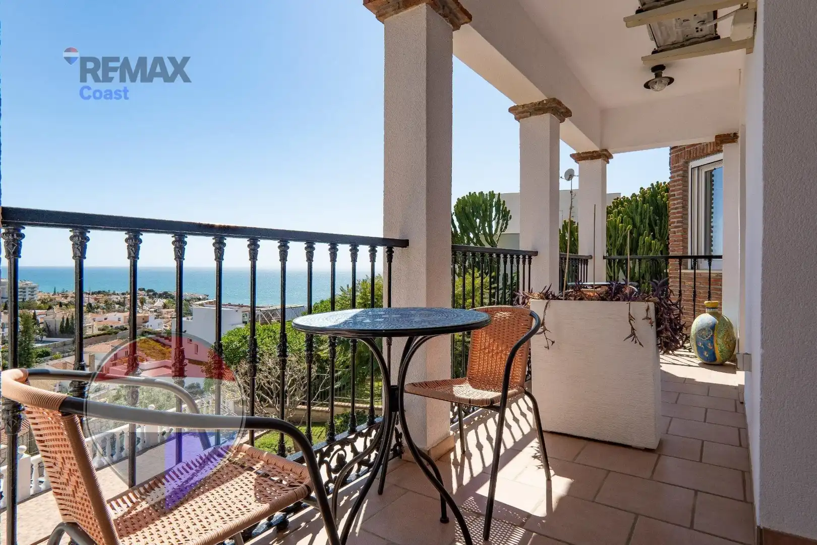 Terraza de Casa o chalet en venta en Rincón de la Victoria con Aire acondicionado, Calefacción y Jardín privado