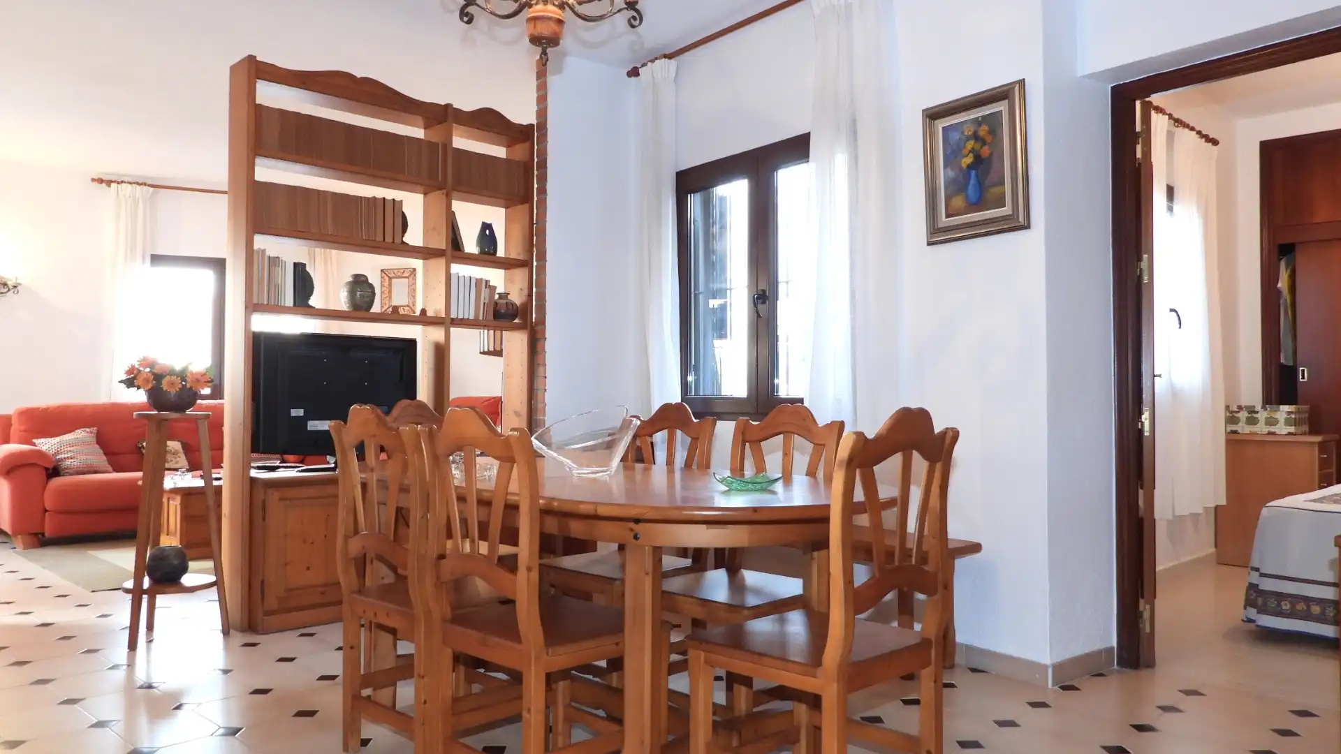 Menjador de Apartament en venda en La Manga del Mar Menor amb Aire condicionat, Calefacció i Jardí privat