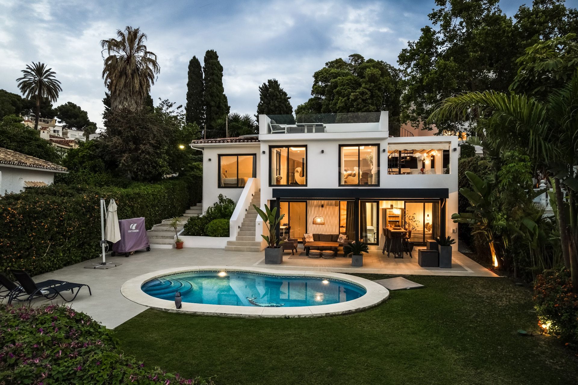 Garden of House or chalet for sale in Marbella  with Private garden, Terrace and Swimming Pool