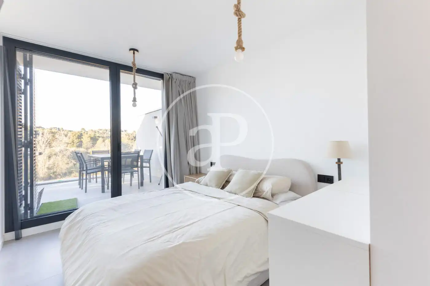 Bedroom of Flat for rent in Cerdanyola del Vallès  with Air Conditioner, Heating and Terrace