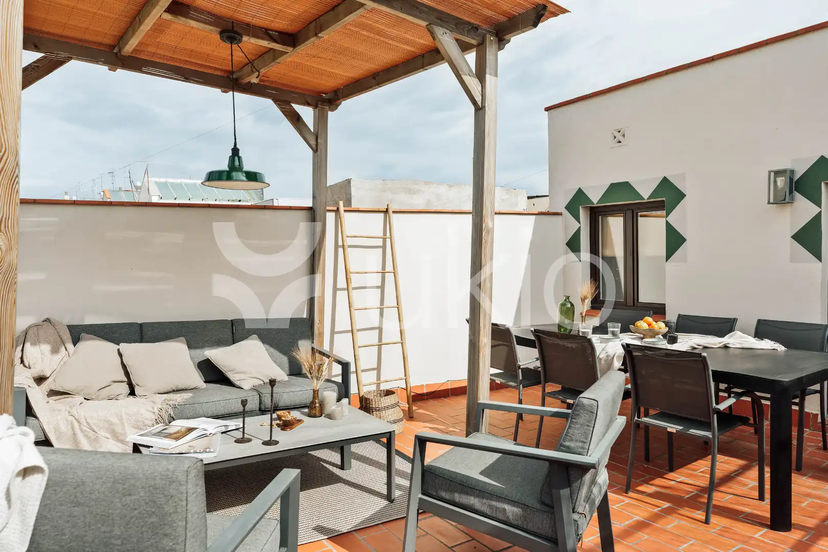 Terraza de Apartamento de alquiler en Eixample
