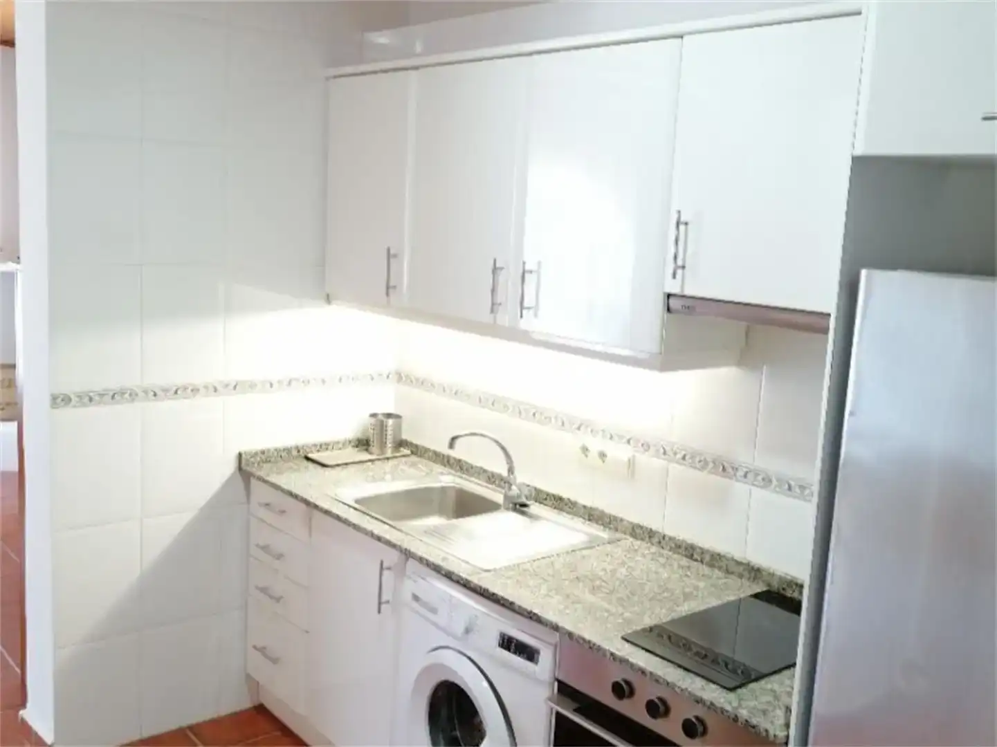Cuina de Casa adosada de lloguer en Moraira amb Aire condicionat, Jardí privat i Traster