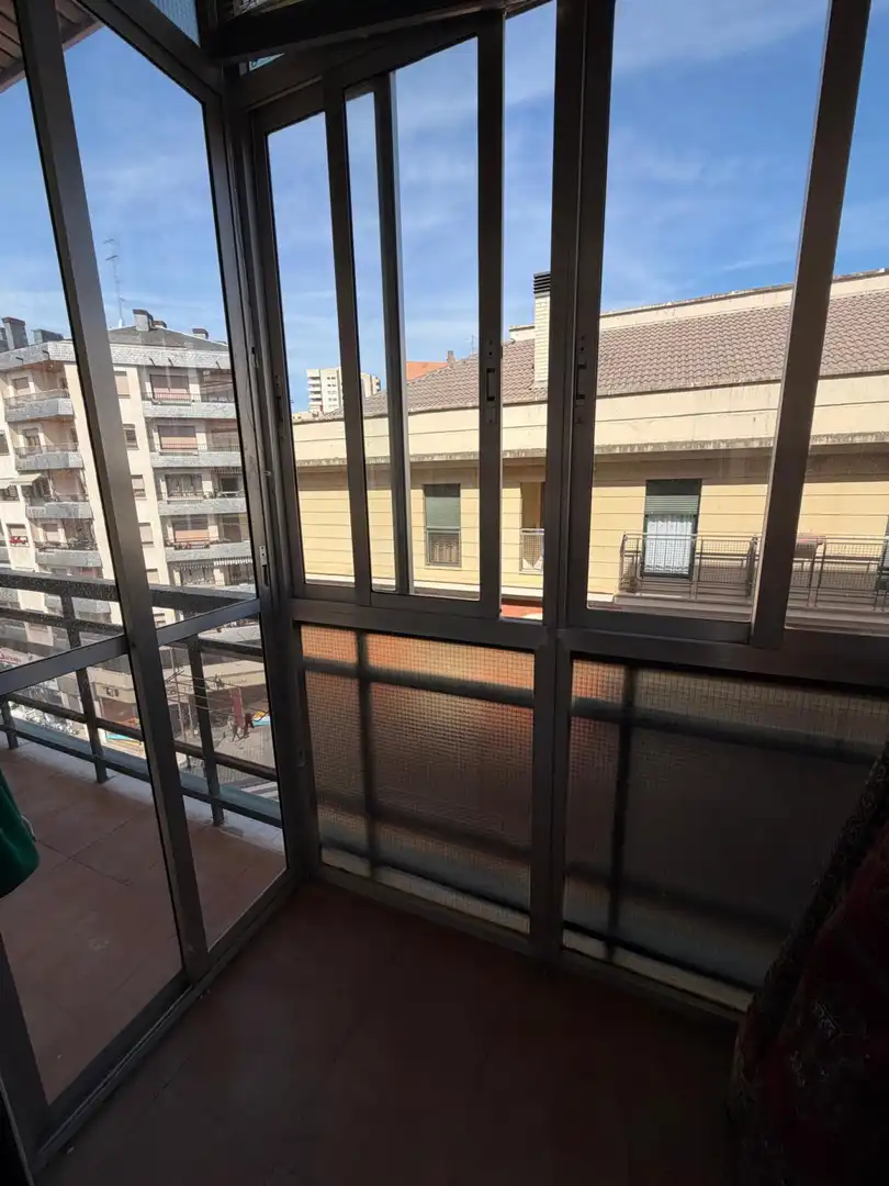 Balcony of Flat for rent in  Logroño  with Heating, Terrace and Furnished