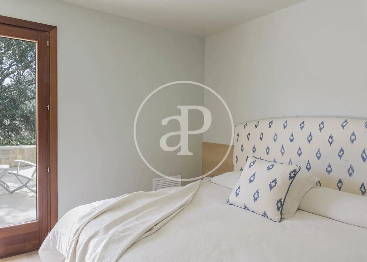 Bedroom of Houses for rent in Pollença  with Air Conditioner, Heating and Private garden