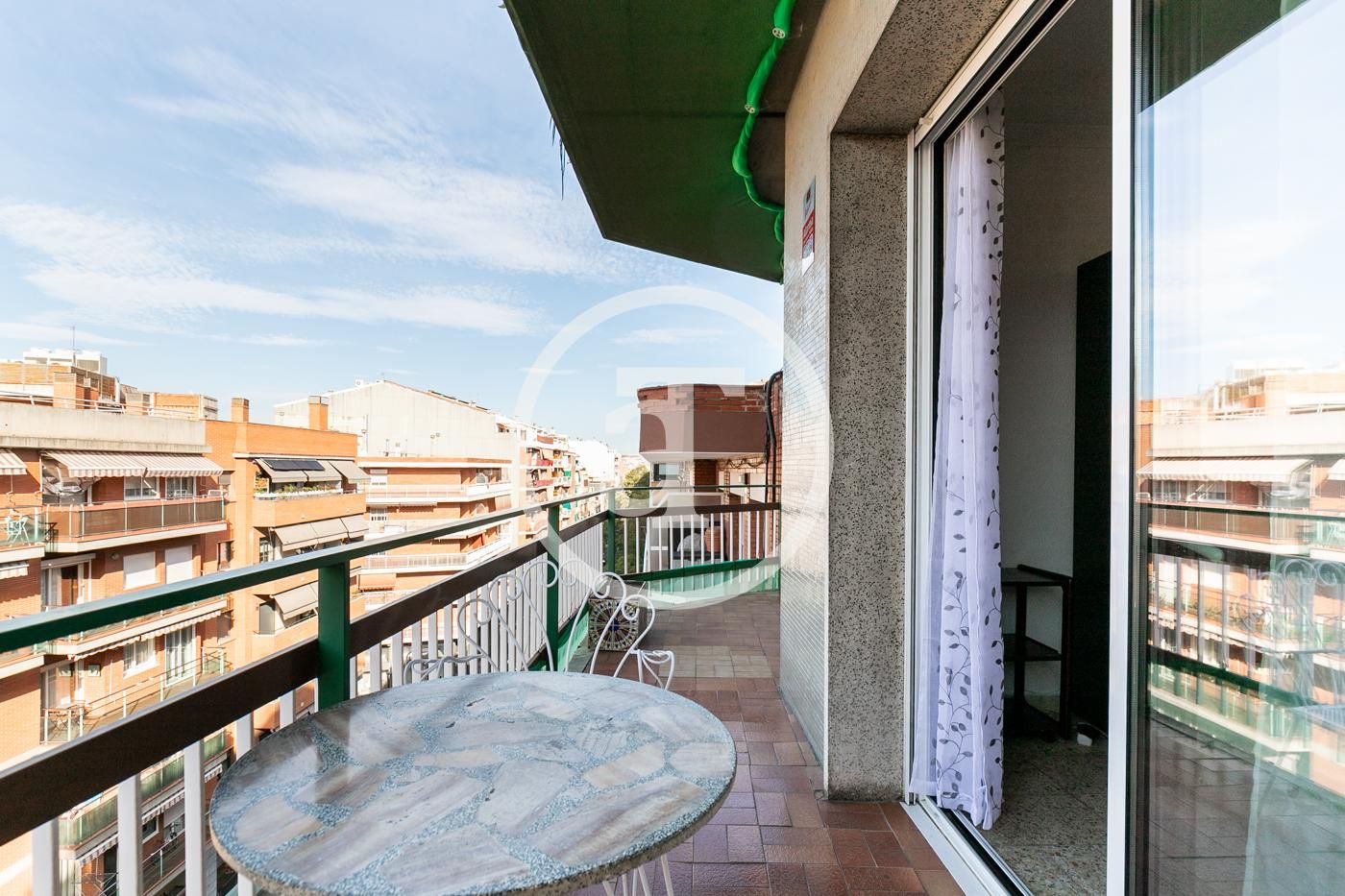 Balcony of Flat to rent in  Barcelona Capital  with Air Conditioner, Furnished and Oven