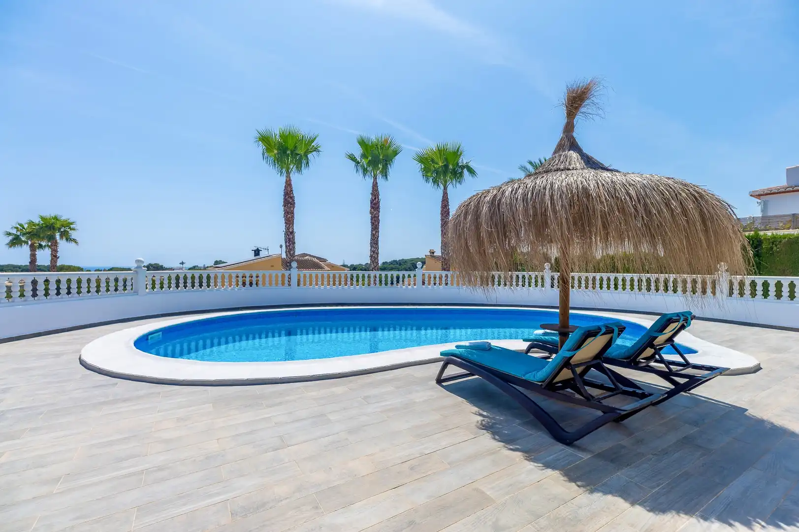 Schwimmbecken von Haus oder Chalet zum Verkauf in Moraira