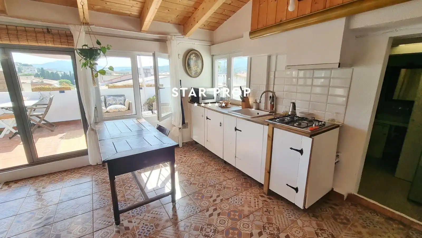Cocina de Ático en venta en Llançà con Aire acondicionado, Calefacción y Terraza