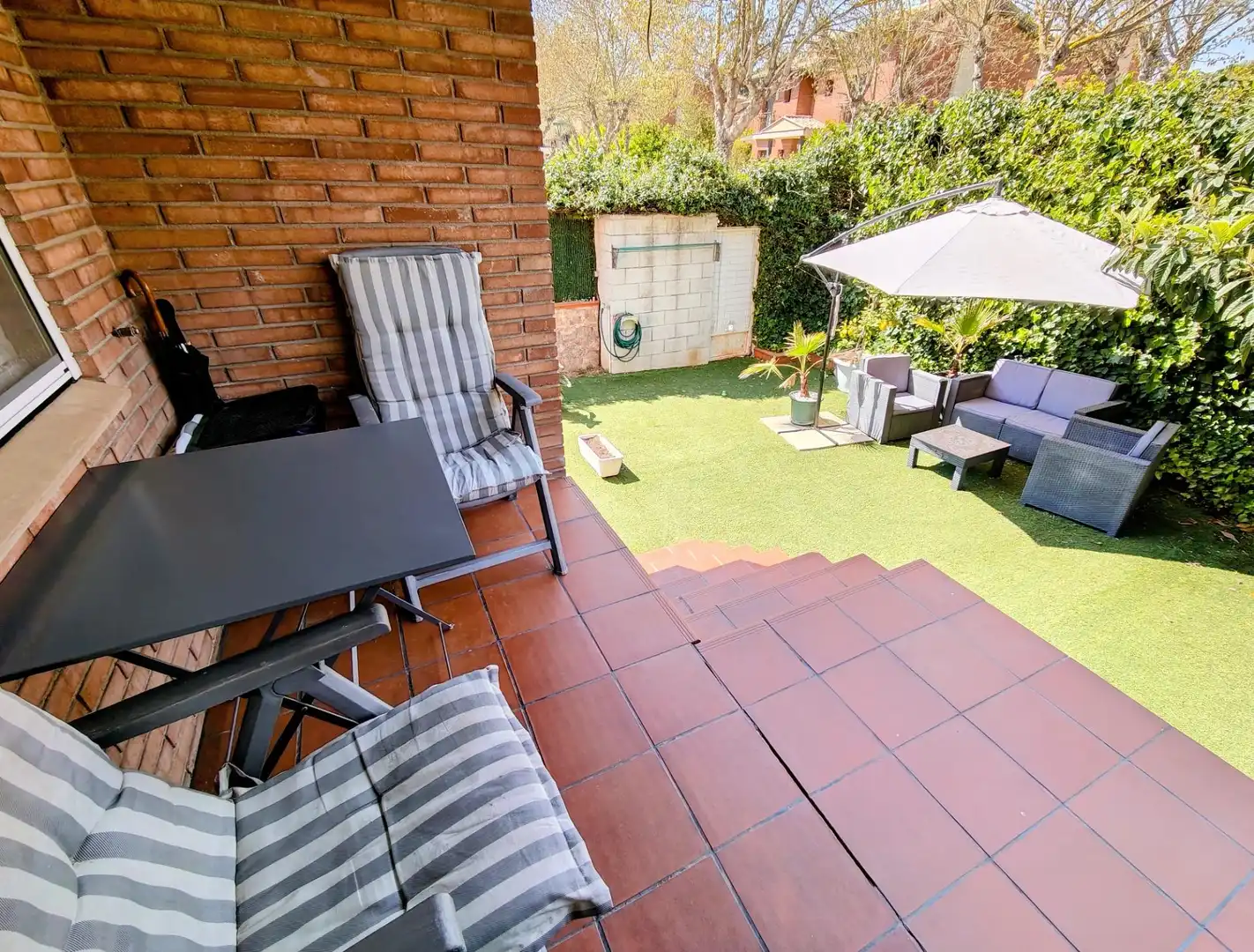 Terraza de Casa adosada en venta en Tarragona con Aire acondicionado, Calefacción y Jardín privado
