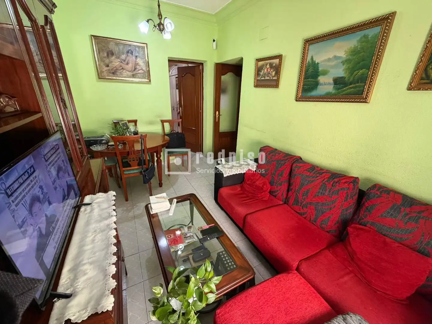Sala de estar de Piso en venta en Madrid con Terraza