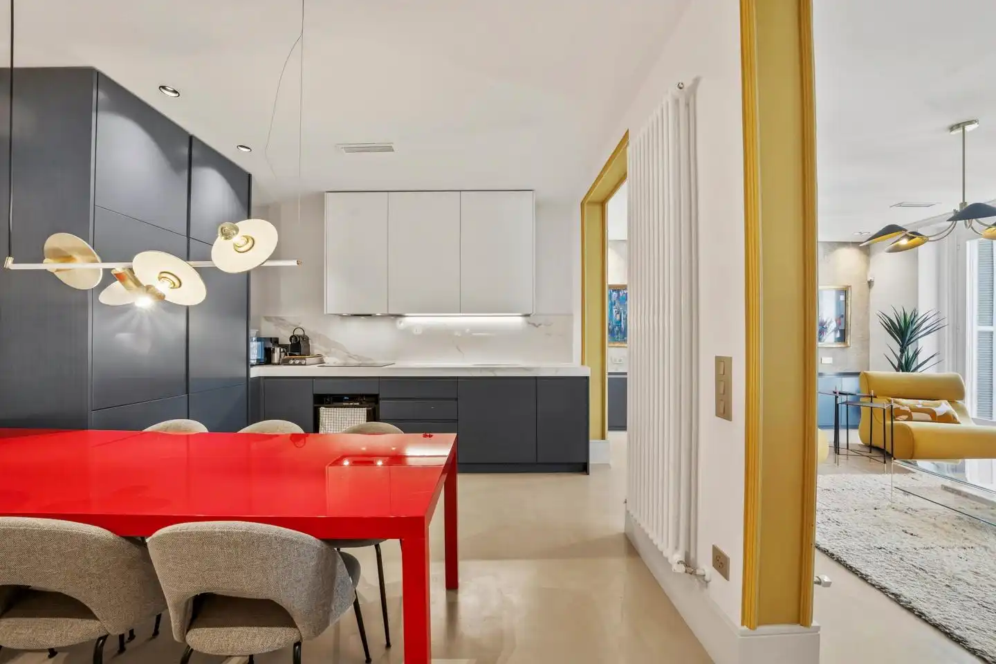 Küche von Wohnung zur Miete in Madrid mit Klimaanlage, Heizung und Möbliert
