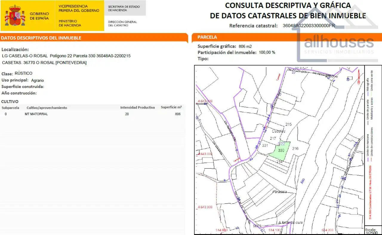 Terreny residencial en venda a O Rosal, imagen 10