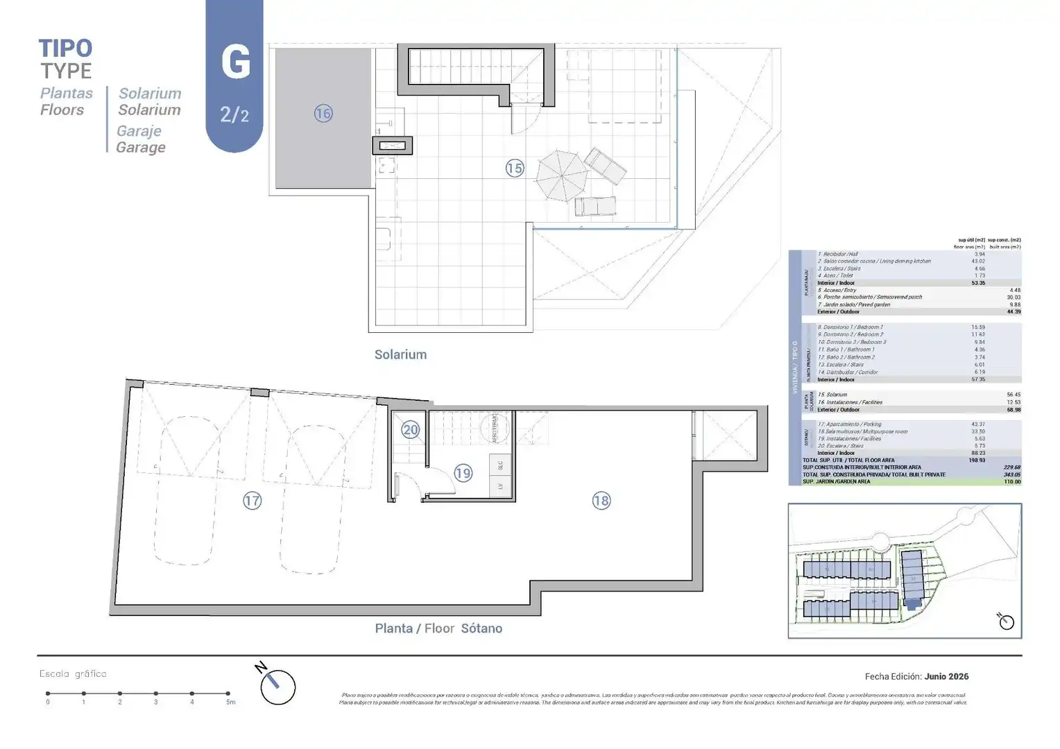 Maison jumelée avec piscine à vendre à Pueblo Español - Coveta Fumá, imagen 13