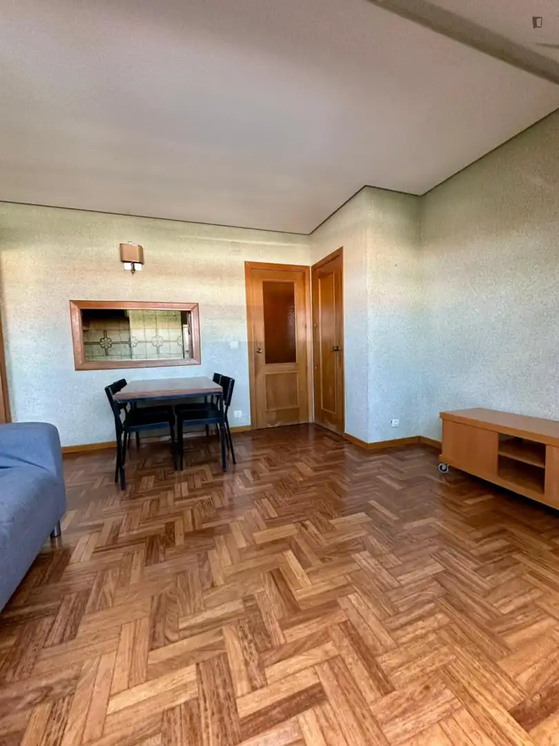 Menjador de Apartament de lloguer en Madrid amb Calefacció, Moblat i Forn