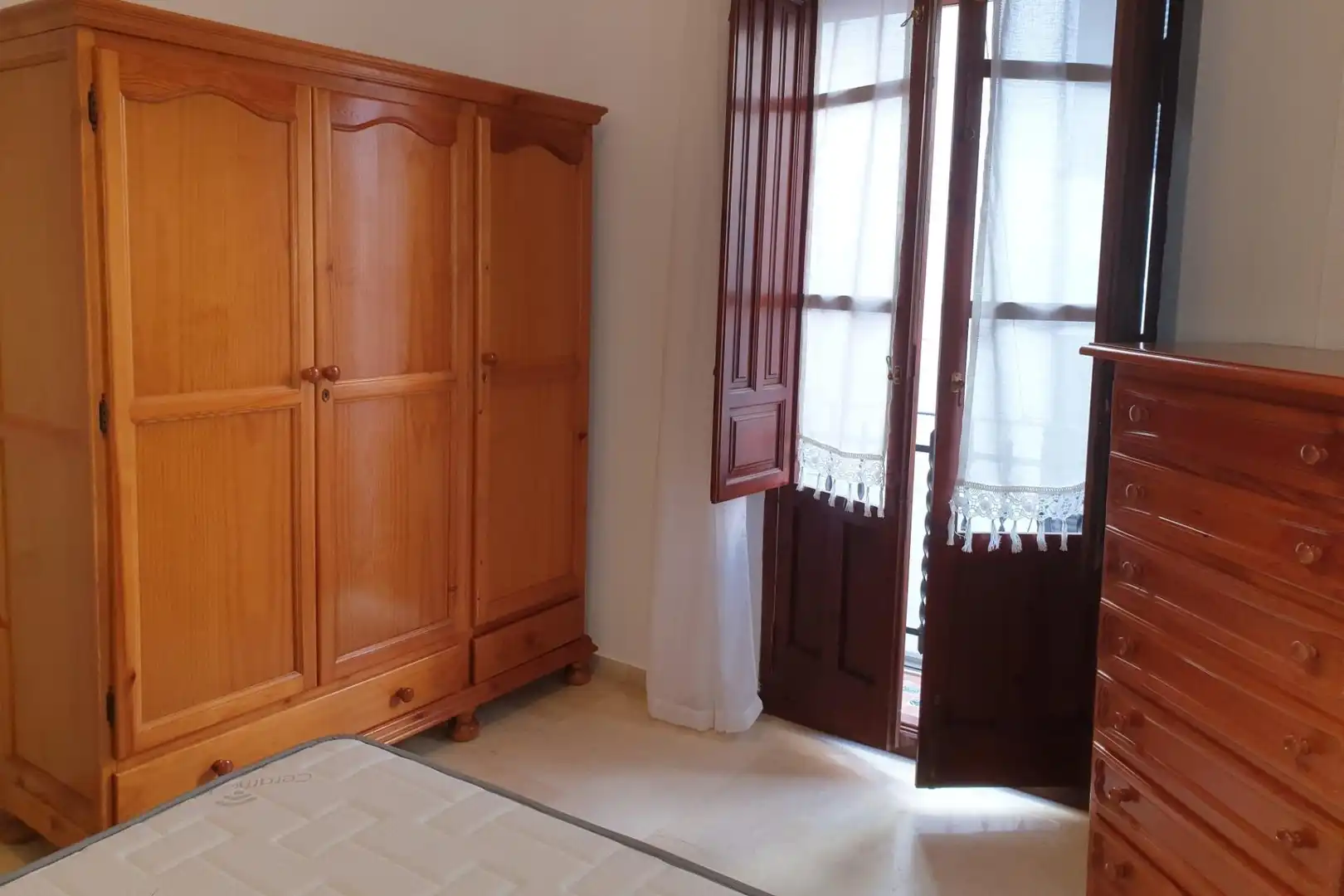 Bedroom of Flat for rent in Granada  with Heating and Furnished