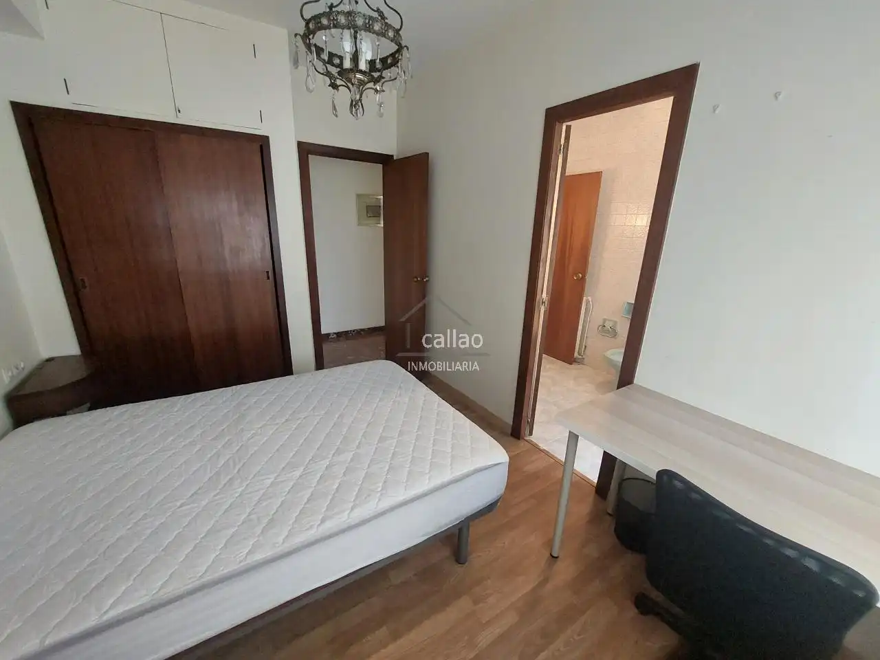 Bedroom of Flat for rent in Ferrol  with Heating, Furnished and Balcony