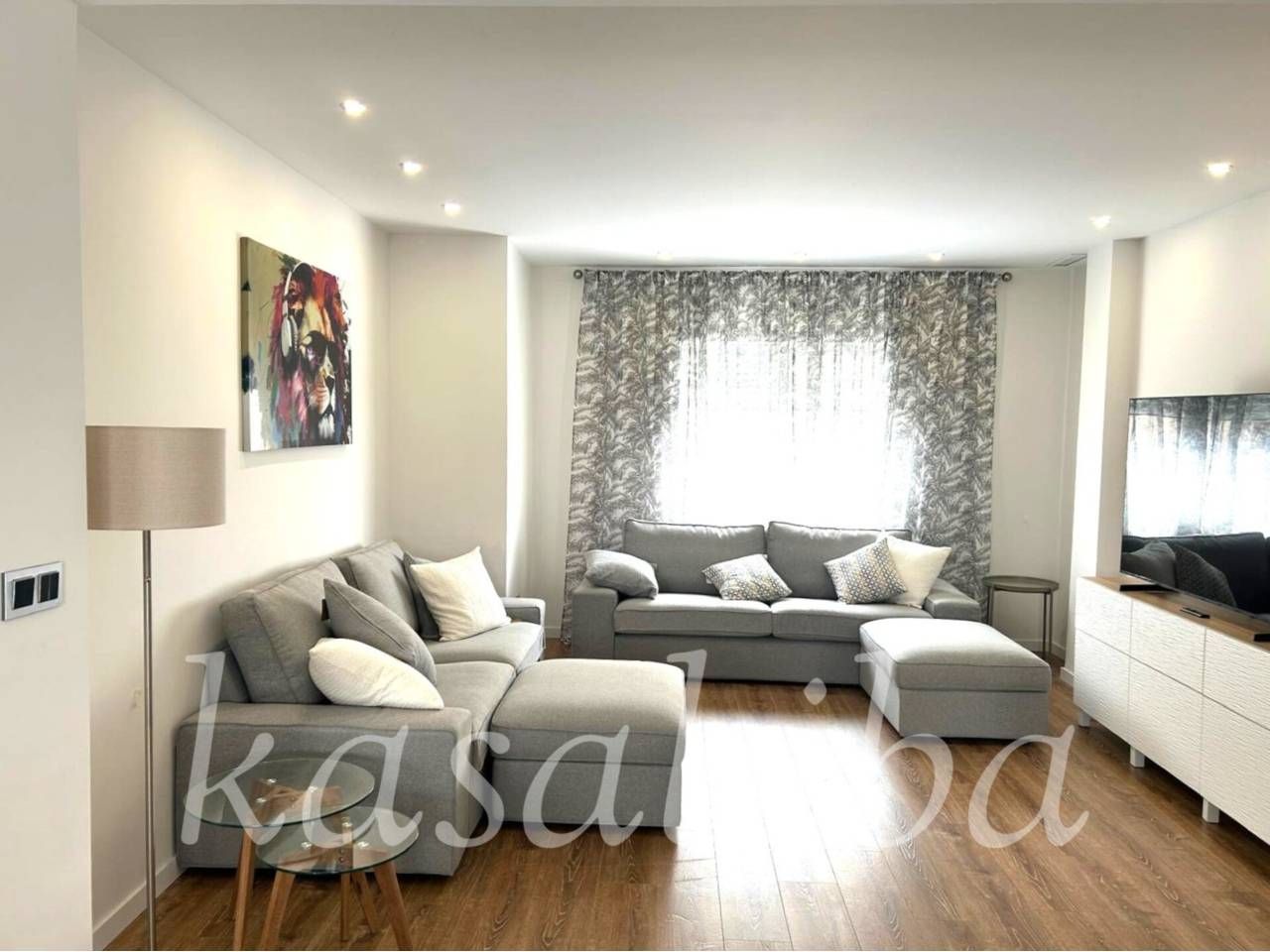 Living room of Flat to rent in  Valencia Capital  with Air Conditioner, Heating and Parquet flooring