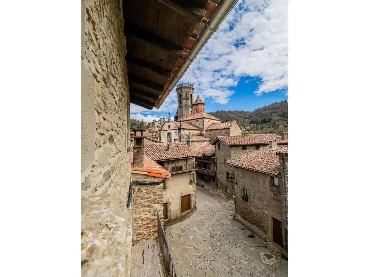Vista exterior de Casa o chalet en venta en Rupit i Pruit con Calefacción y Terraza