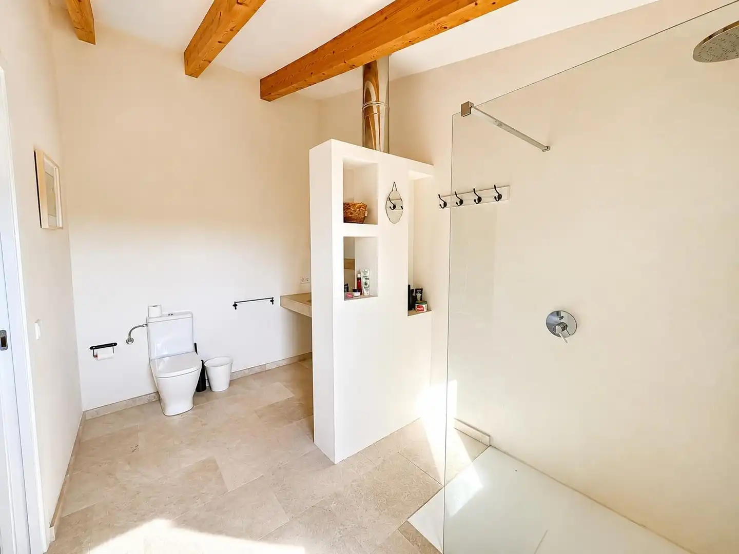 Baño de Finca rústica en venta en Porreres con Calefacción y Terraza