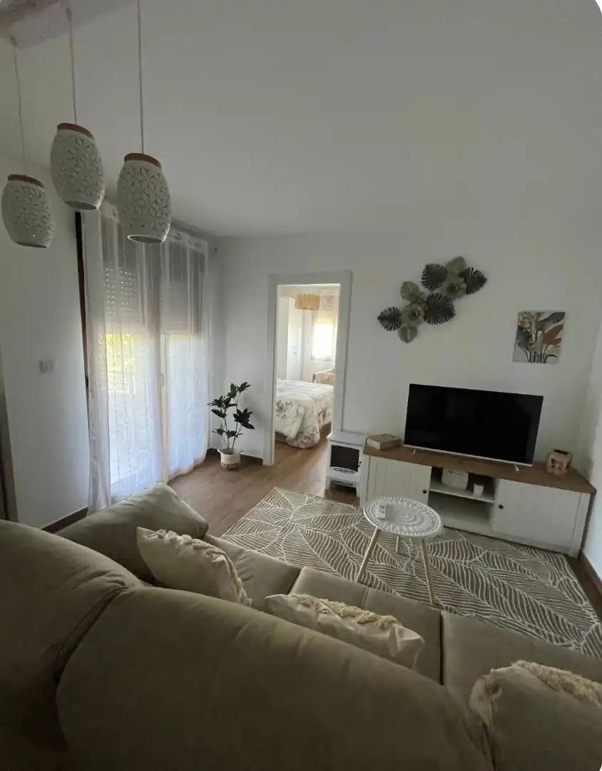 Sala de estar de Piso en venta en Suances con Calefacción, Amueblado y Lavadora