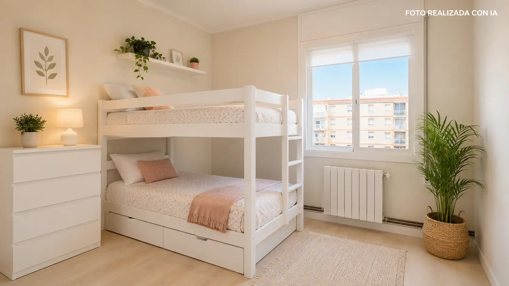 Schlafzimmer von Wohnung zum Verkauf in Sabadell mit Klimaanlage, Heizung und Balkon