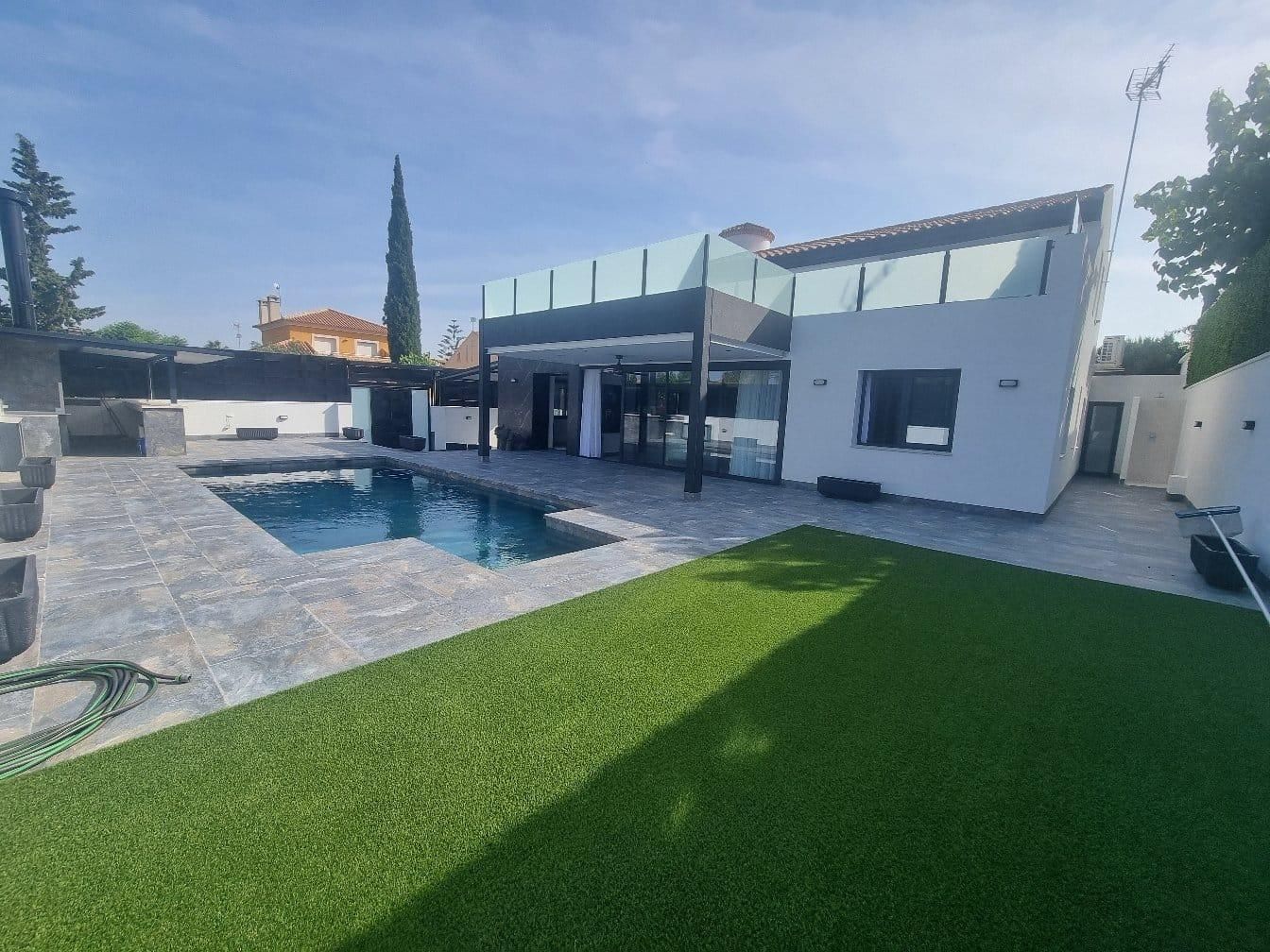 Swimming pool of Houses for sale in Molina de Segura  with Air Conditioner, Private garden and Terrace