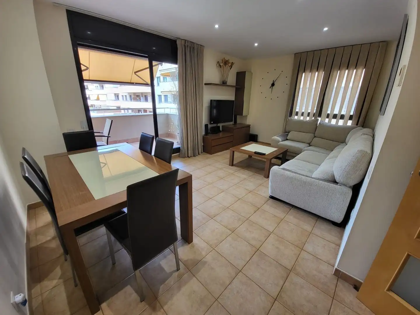 Sala de estar de Piso en venta en Lloret de Mar con Aire acondicionado, Jardín privado y Terraza