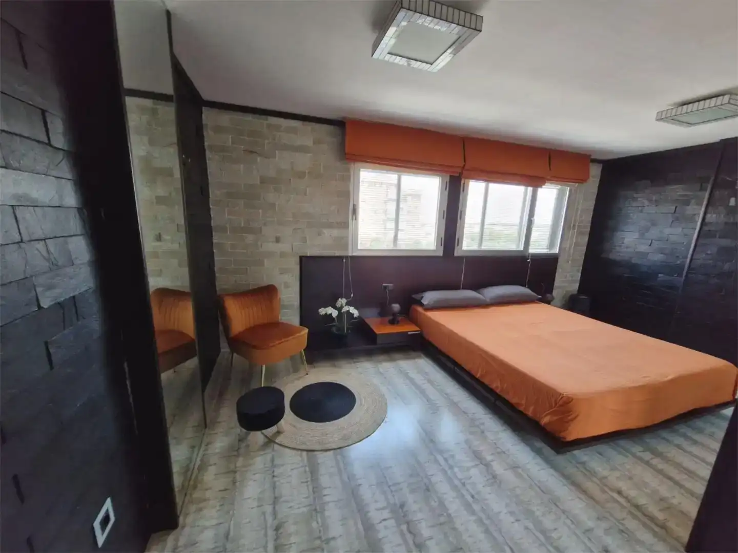 Schlafzimmer von Wohnung zur Miete in  Sevilla Capital mit Klimaanlage