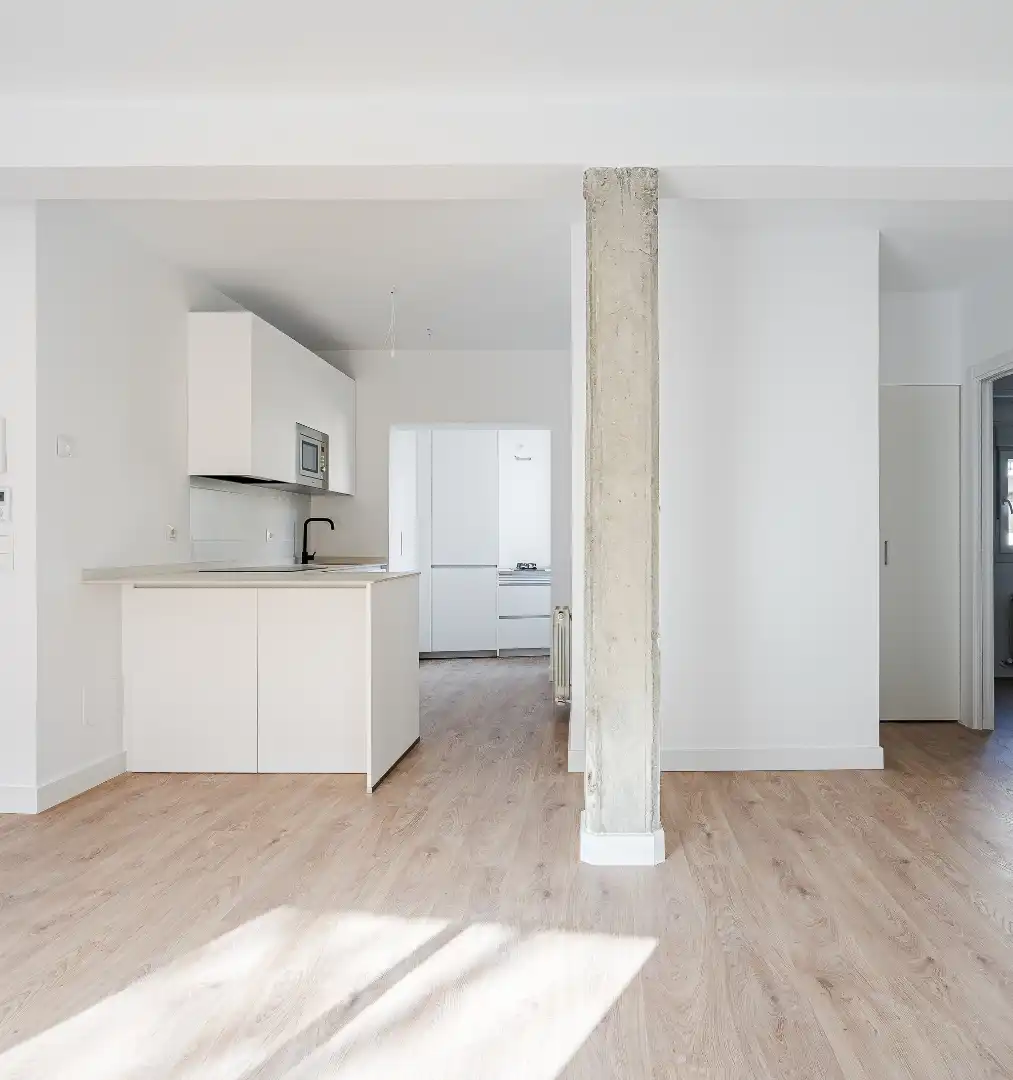 Küche von Wohnung zum Verkauf in Madrid mit Klimaanlage und Heizung