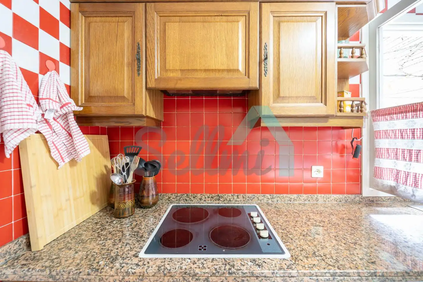 Cocina de Casa o chalet de alquiler en Ribadesella con Jardín privado, Parquet y Terraza