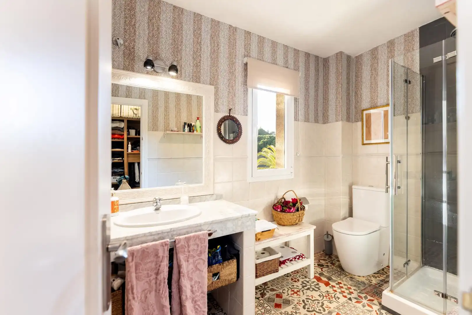 Baño de Casa o chalet en venta en Torrelodones con Calefacción, Jardín privado y Trastero
