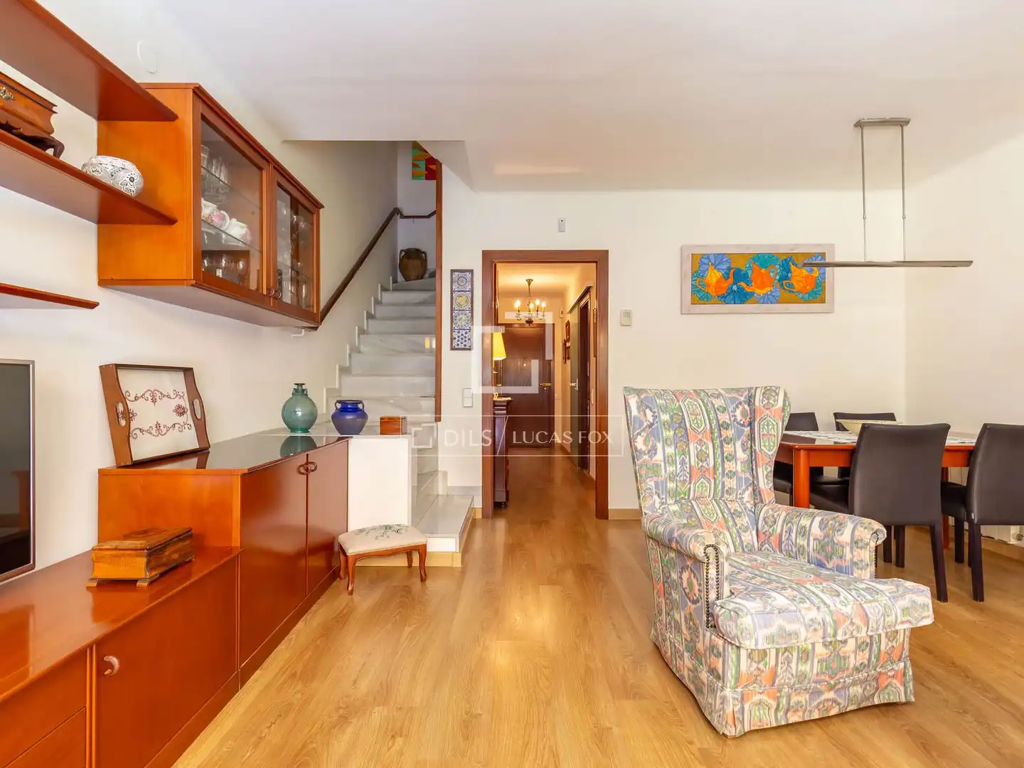Sala de estar de Casa o chalet en venta en Sant Just Desvern con Aire acondicionado, Calefacción y Jardín privado