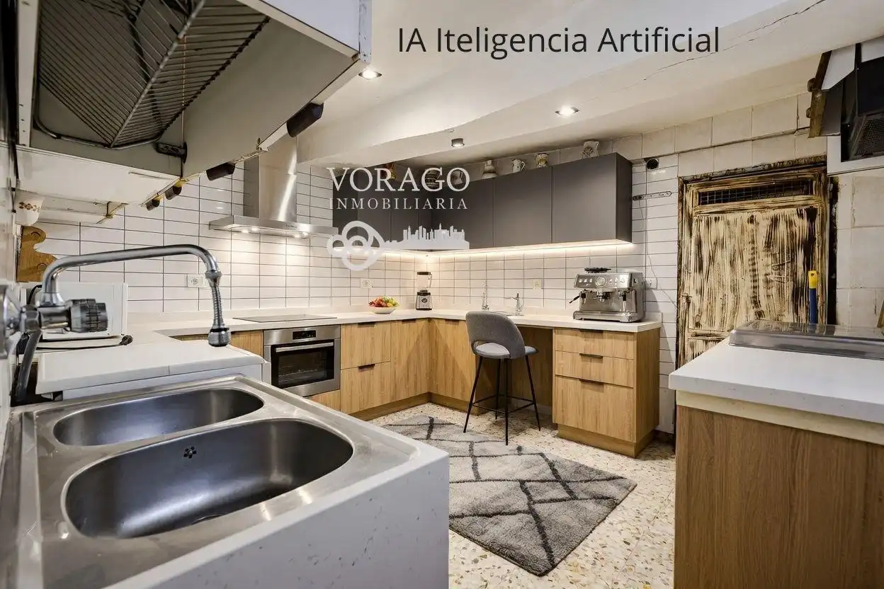Cocina de Finca rústica en venta en Irueste