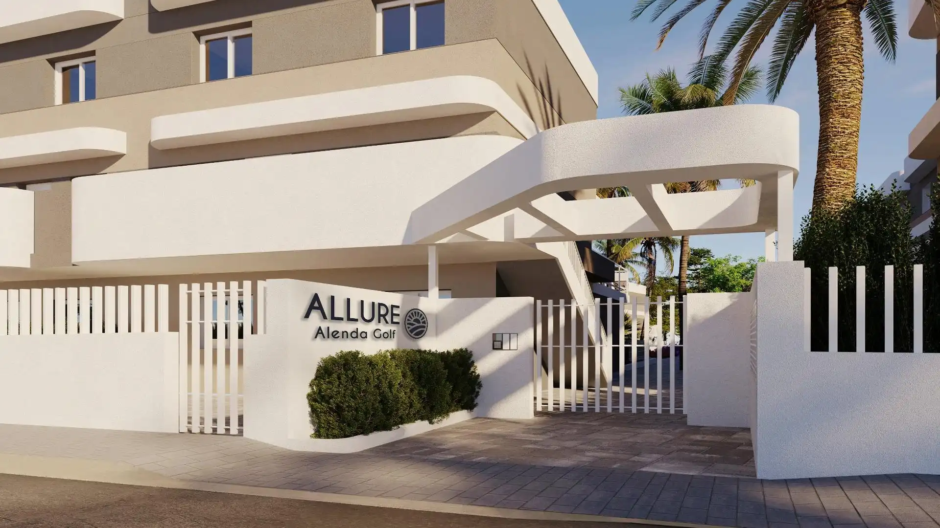 Vista exterior de Apartament en venda en Monforte del Cid amb Aire condicionat, Calefacció i Jardí privat