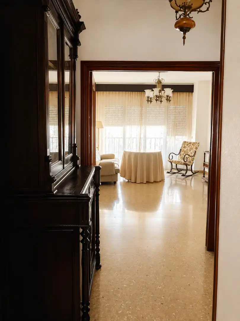Sala d'estar de Pis en venda en Badajoz amb Aire condicionat, Calefacció i Moblat