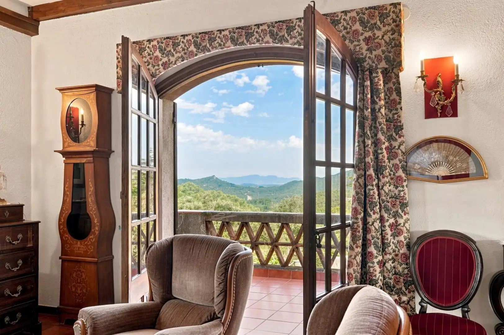 Living room of Houses for sale in Darnius  with Private garden, Storage room and Balcony