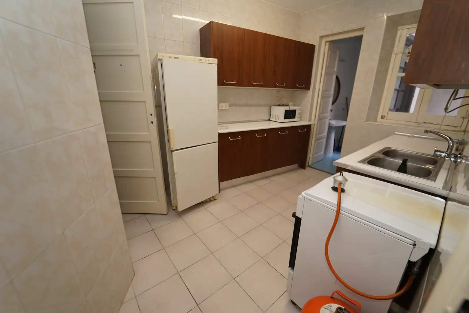 Kitchen of Flat for rent in Granada  with Air Conditioner, Furnished and Washing machine