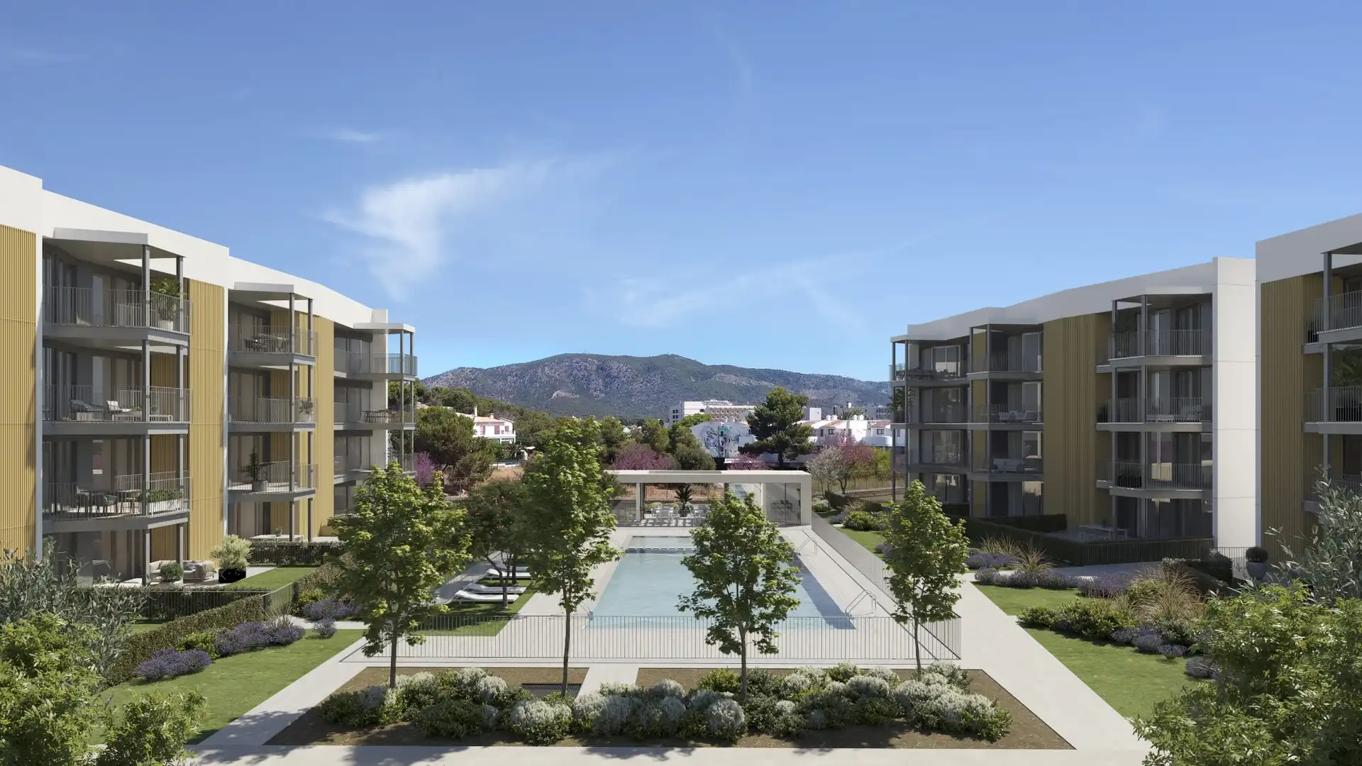 Exterior view of Flat for sale in Calvià  with Air Conditioner, Private garden and Terrace