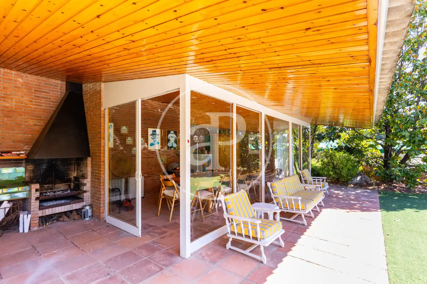 Terrassa de Casa o xalet en venda en Matadepera amb Aire condicionat, Calefacció i Jardí privat