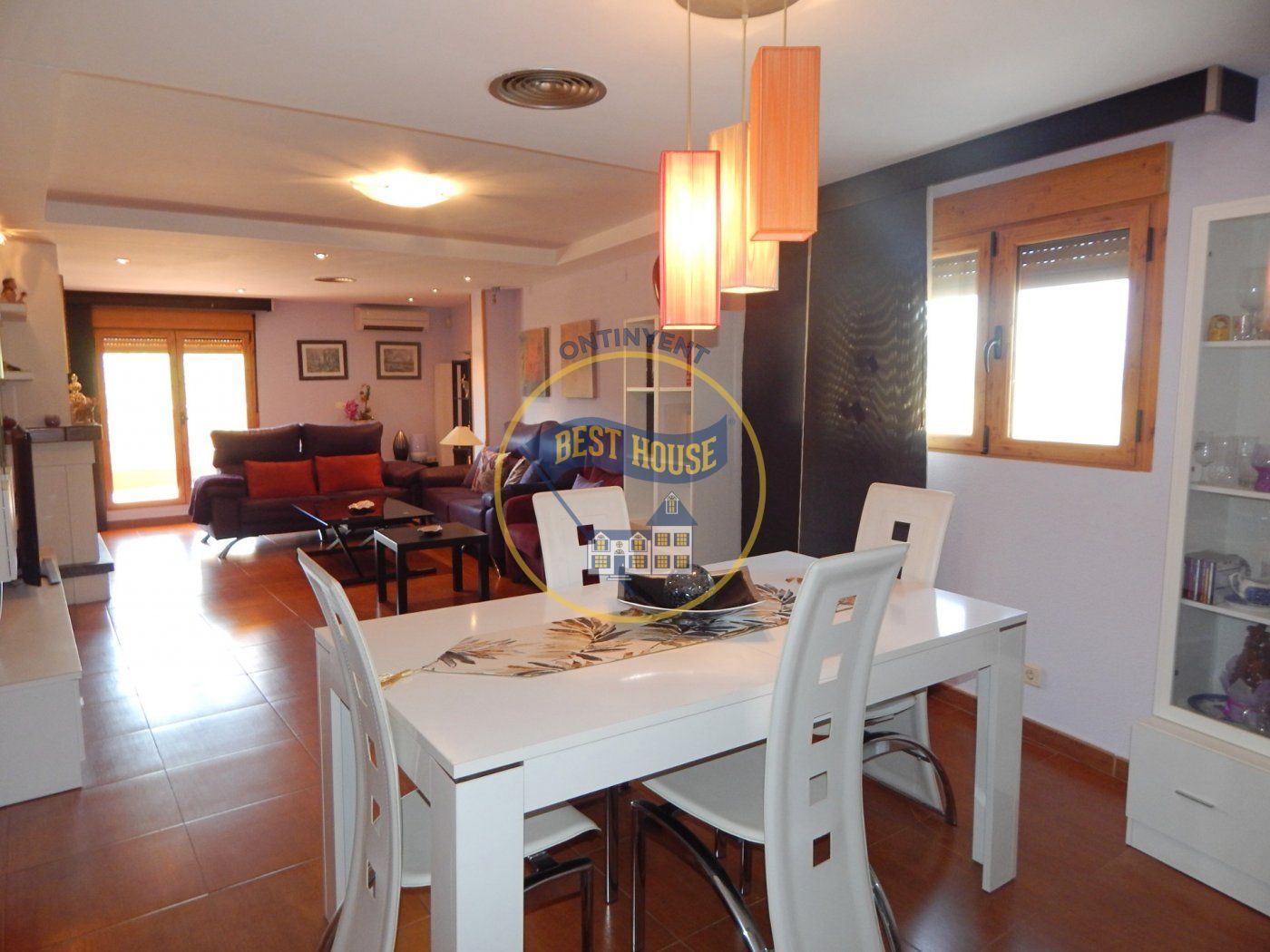 Dining room of House or chalet for sale in Ontinyent  with Air Conditioner, Heating and Terrace