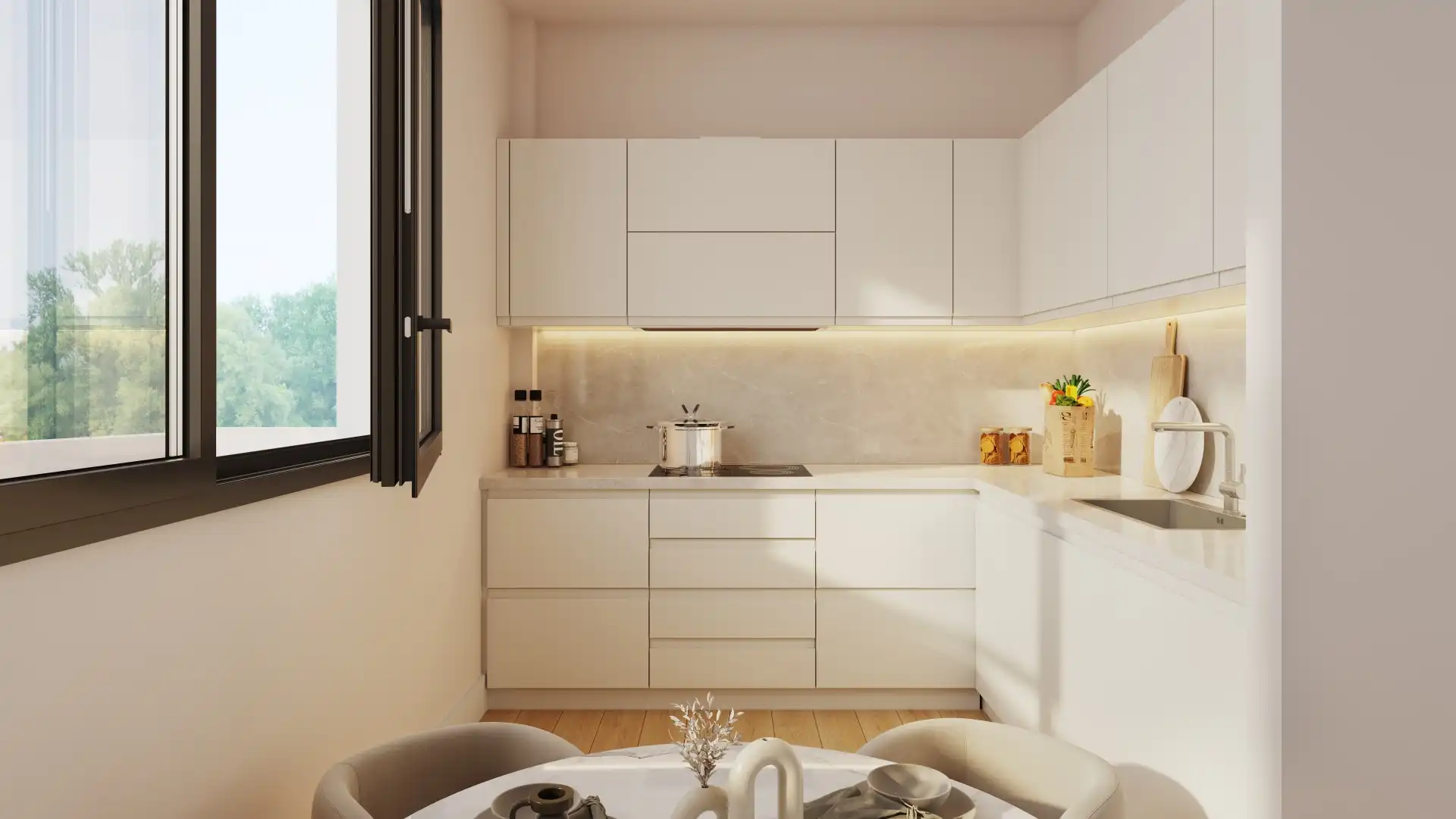 Cocina de Casa o chalet en venta en Palau-solità i Plegamans con Aire acondicionado, Calefacción y Jardín privado